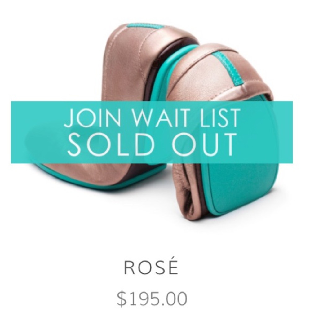 Rose gold Tieks
